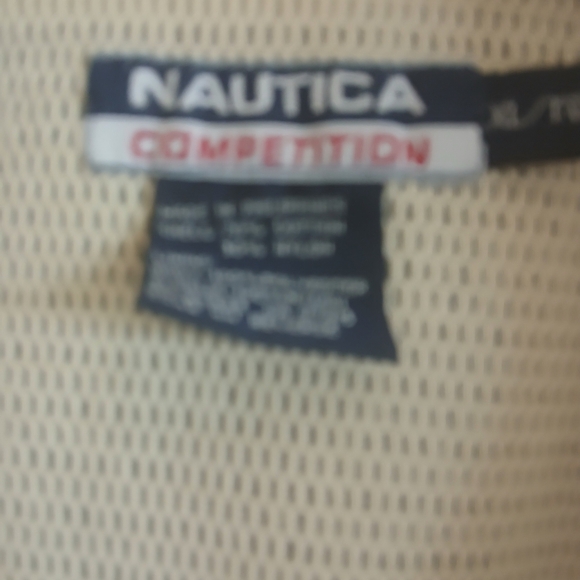 Nautica Other - Nautica Competition Cream Mesh Shirt